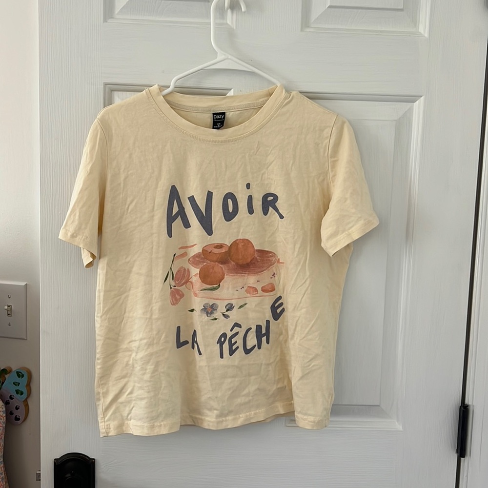 Peach Graphic Tee